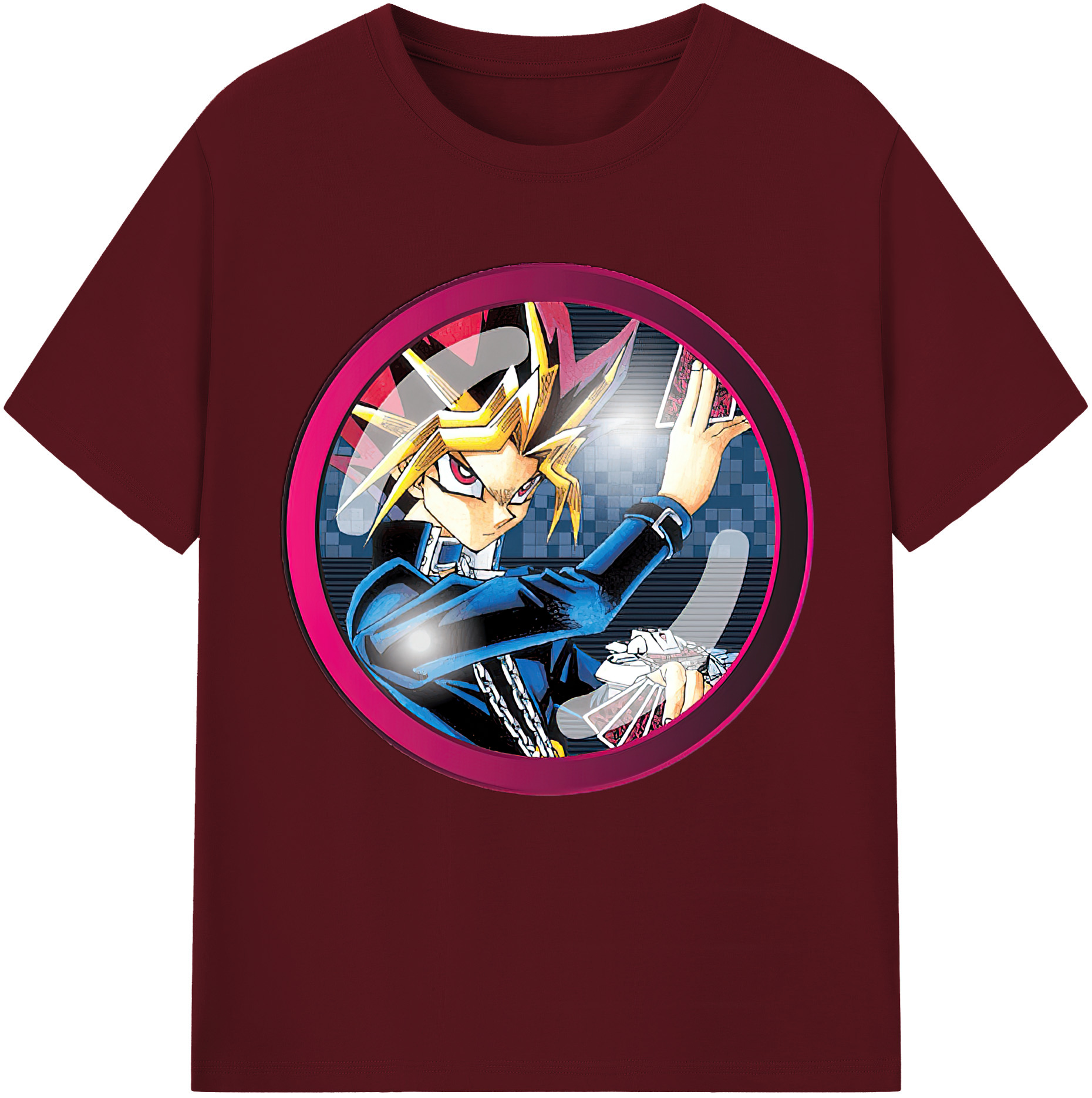 （画像用） 遊☆戯☆王 Yu-Gi-Oh! 綿100％半袖Tシャツ（フロントプリント）